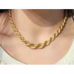 Girocollo corda scalare 40cm x 10mm-5mm