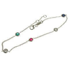 Bracelet "Gocce di Luce Colorate" 4.5mm