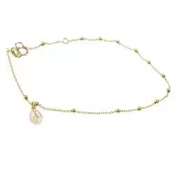 Bracciale con Ciondolo a Madonnina Oro Giallo
