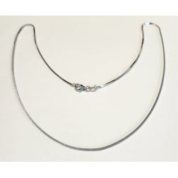 60cm Necklace "coda di topo" squared