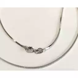 Collana 60cm coda di topo quadrata