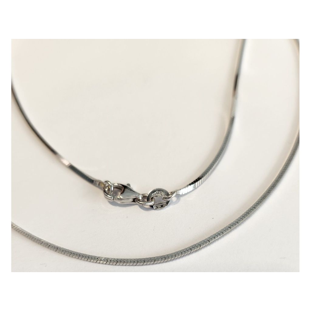 60cm Necklace "coda di topo" squared