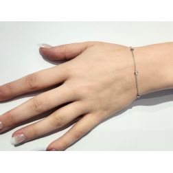 Bracciale Gocce di Luce Colorate 3.5mm foto indossata
