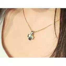 Photo of worn yellow gold short cross with white gold attachment