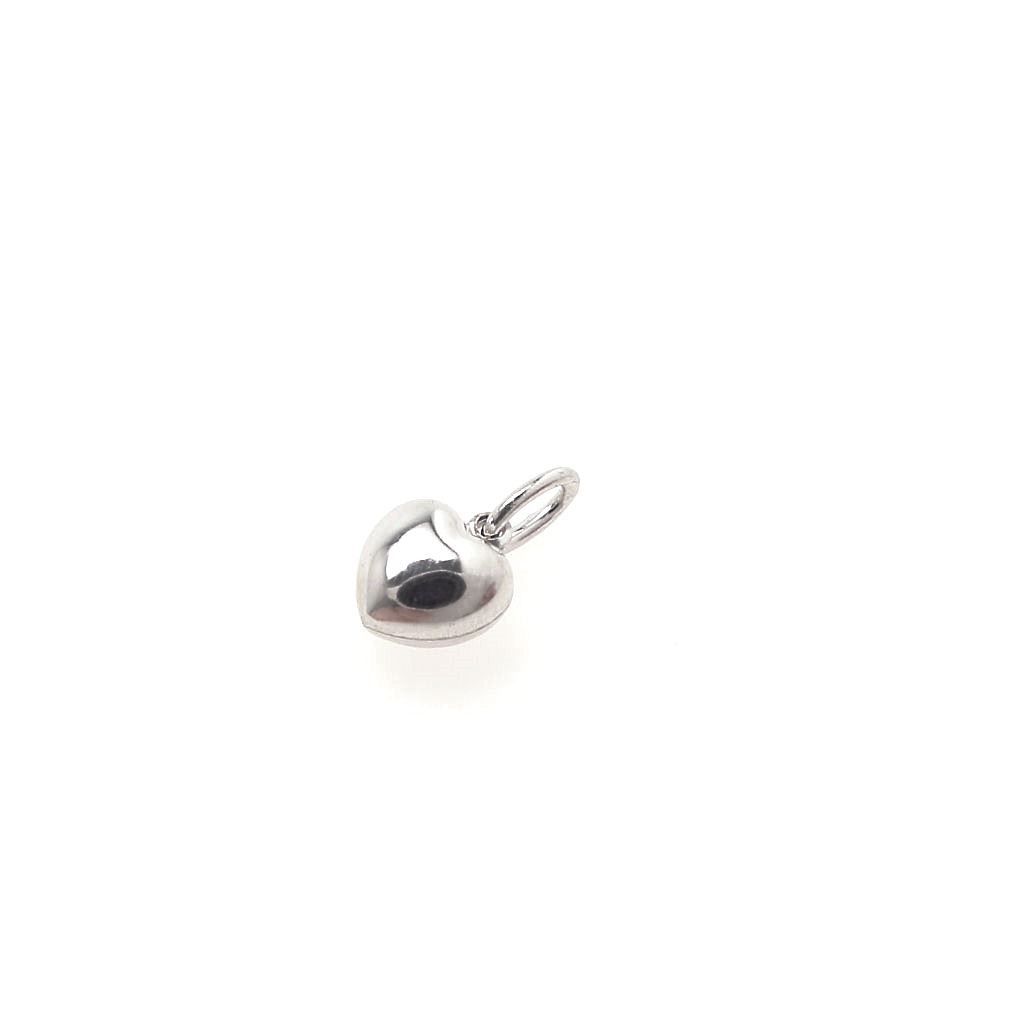 small Heart charm in 18kt white gold