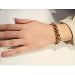 "San Marco" Spiral Rose Gold Bracelet