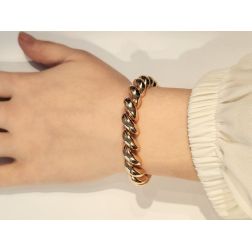 "San Marco" Spiral Rose Gold Bracelet