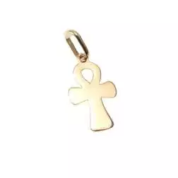 Croce Egizia del Nilo "Ankh" in Oro Giallo