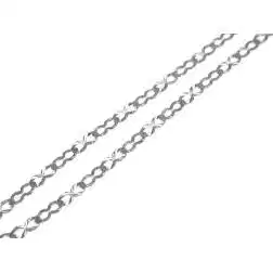 Bracciale Bimbo Maglia Infinito in oro Bianco