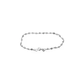 Bracciale Tondo Ametista Oro Bianco