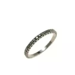 Black Diamonds Eternity Ring