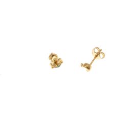 Yellow Gold Dolphin Earrings