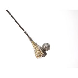 Golf Club Pendant with Necklace