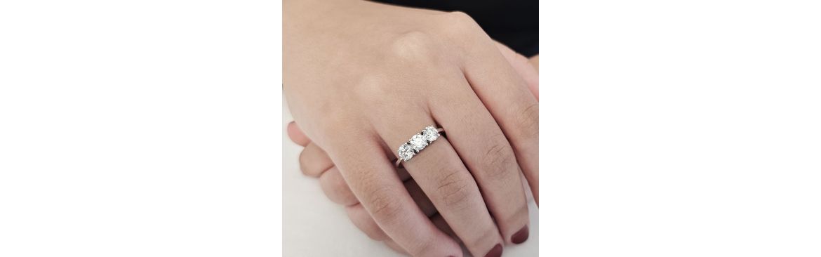 Tabacco Jewellery Collection Trilogy Diamond Rings on promotion