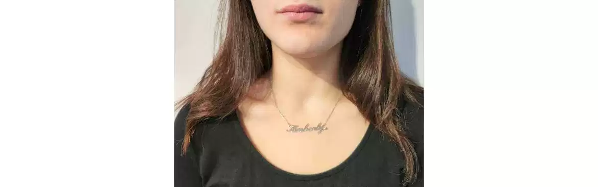 Personalised Name Necklace in Promotion on Tabacco Jewellery