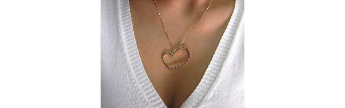 Heart-shaped pendants.