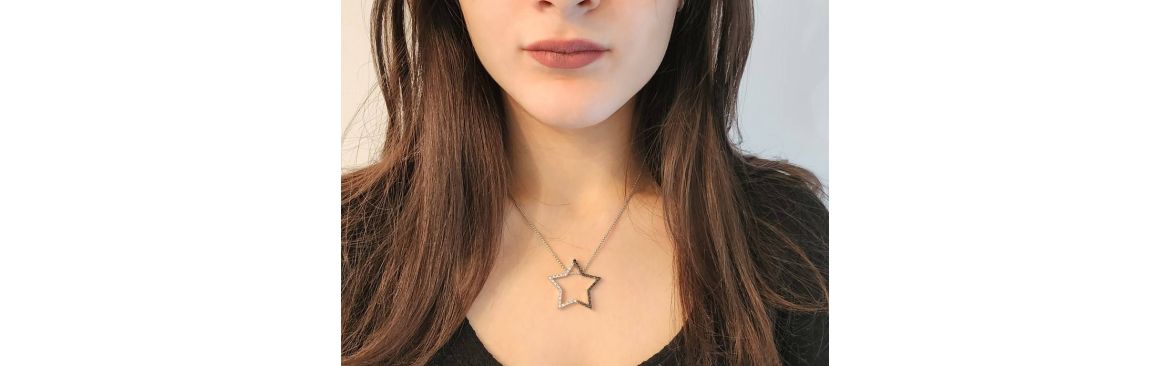 Star shape pendants Sun or Moon